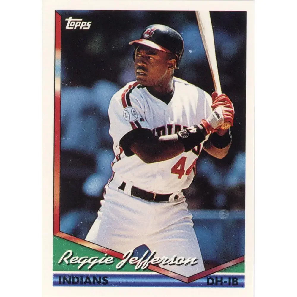 1994 Topps Reggie Jefferson # 121 Cleveland Indians